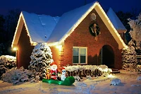 Mr. Christmas 8ft. Santa's Dog Sled Outdoor Lit Inflatable