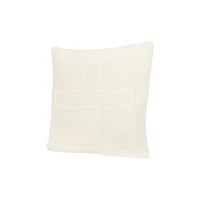 Fringed X Cotton Mudcloth Pillow