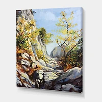 Designart - Marble Path In Autumn