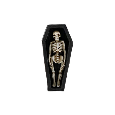 Mini Skeleton in Coffin Decoration by Ashland®
