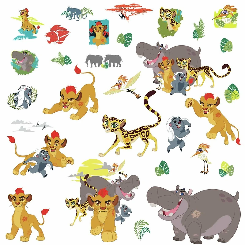 RoomMates Lion Guard Peel & Stick Wall Decals