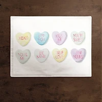 Be Mine Candy Hearts Poly Twill Placemat