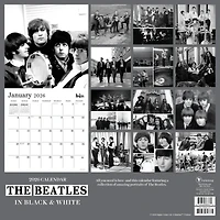 2026 The Beatles: In Black & White Wall Calendar