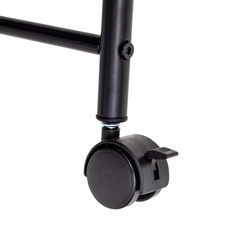 Honey Can Do Black Metal 3-Drawer Rolling Storage Cart