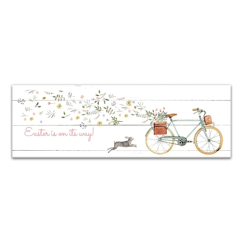 Easter Bike Canvas Wall Art