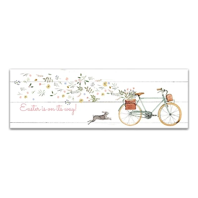 Easter Bike Canvas Wall Art