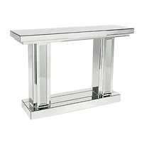Silver Glam Wood Console Table, 32" x 48"