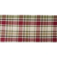 Homespun Plaid Table Runner 13" x 108"