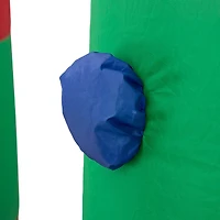 Glitzhome® 8ft. Inflatable Santa Snowman Gate Arch