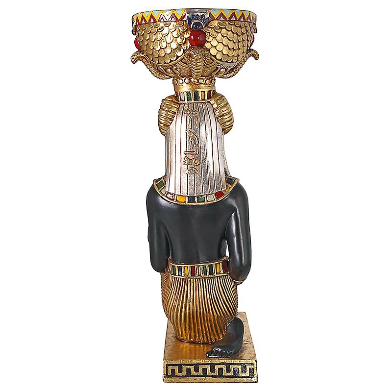 Design Toscano® 2.5ft. Egyptian God Khnum Pedestal Urn Statue
