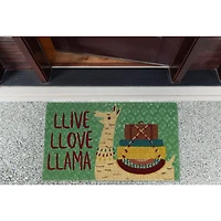 DII® Llive Llove Llama Doormat