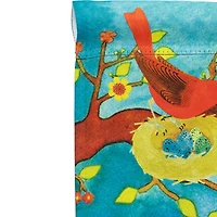 Happy Spring Birds & Flowers Outdoor Garden Flag