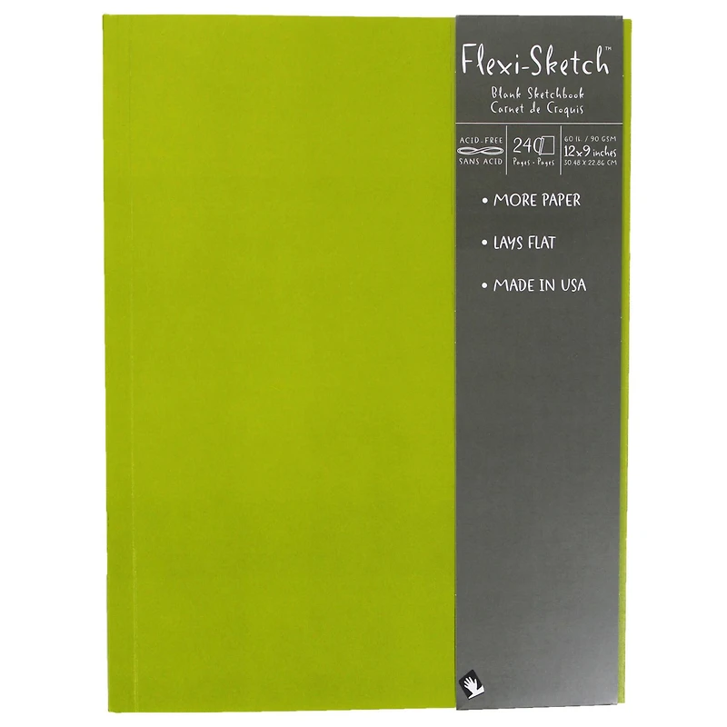 Global Art Flexi-Sketch™ Sketchbook, Fern 12" x 9"