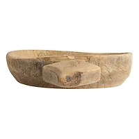 Hello Honey® 18" Natural Rustic Reclaimed Wood Bowl with Handles