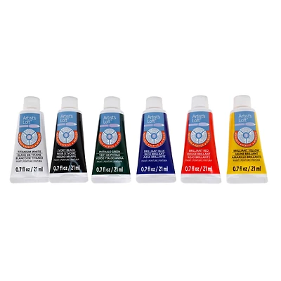 6 Color Primary Acrylic Paint Set by Artist's Loft™