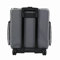 Everything Mary Gray & White Diamond Rolling Scrapbook Travel Case