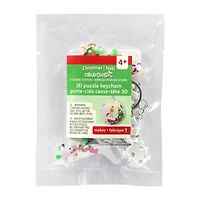 Santa 3D Puzzle Keychain by Creatology™