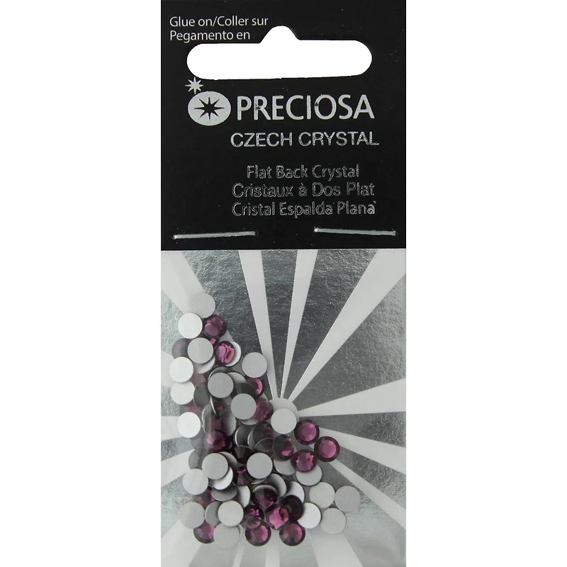 John Bead Preciosa VIVA12 Flat Back Czech Crystal Rhinestones