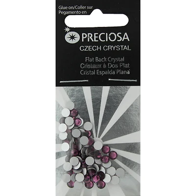 John Bead Preciosa VIVA12 Flat Back Czech Crystal Rhinestones