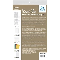 PA Paper™ Accents Sweet Bee Cardmaking Kit with Stencils
