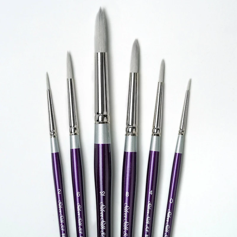 Silver Brush Limited Silver Silk 88® 5 Piece Round Brush Set