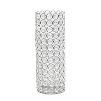 Elegant Designs™ 11" Chrome Crystal Decorative Vase