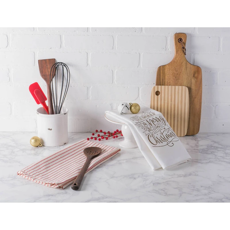 DII® Assorted Merry Little Christmas Dishtowel Set