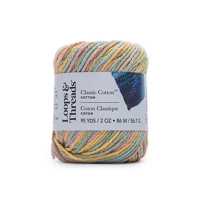 Classic Cotton™ Patterned Yarn by Loops & Threads