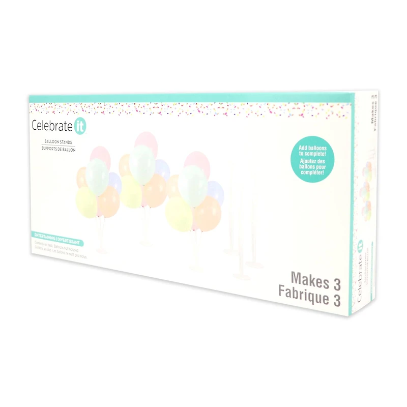 28" Balloon Stands by Celebrate It™, 3ct.