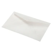 JAM Paper 2Pay Clear Translucent Vellum Envelopes, 100ct.