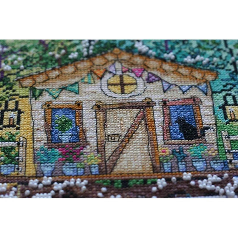 Abris Art Cat House Cross-Stitch Kit Cat House