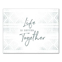 Life is Better Together Canvas Wall Art