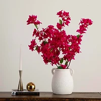 47" Pink Bougainvillea Flower Stems, 3ct.