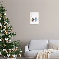 Stupell Industries Winter Holiday Gifts Dog Couple Wall Plaque Art