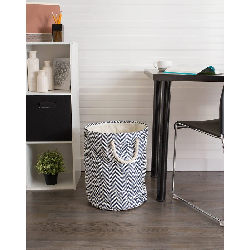 DII® Round Chevron Paper Bin