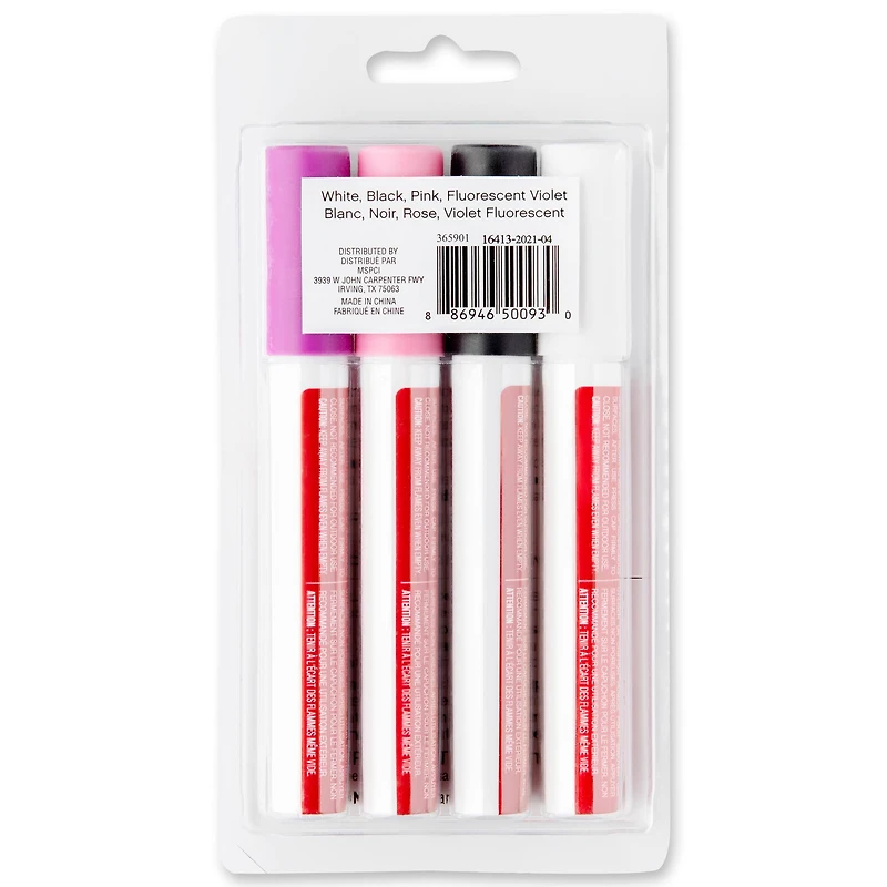 9 Packs: 4 ct. (36 total) Pink & Purple Chalk Marker Set by Craft Smart®