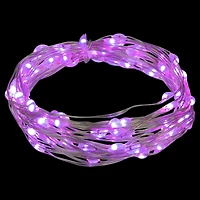 100ct Purple LED Micro Fairy Lights  16ft Copper Wire