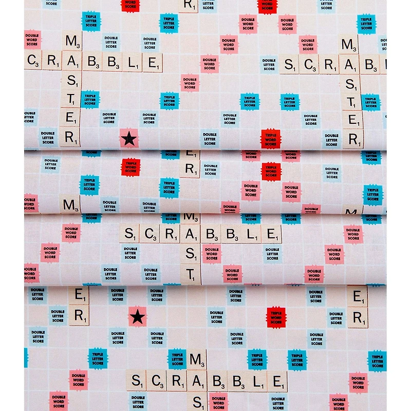 Scrabble Master Precut Cotton Fabric