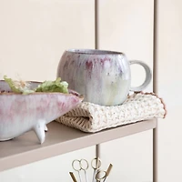 Hello Honey® 3.25" Berry Bliss Reactive Glaze Stoneware Mugs, 4ct.