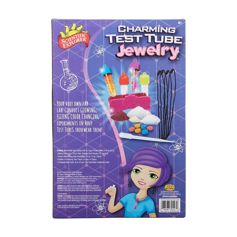 Scientific Explorer Charming Test Tube Jewelry Kit