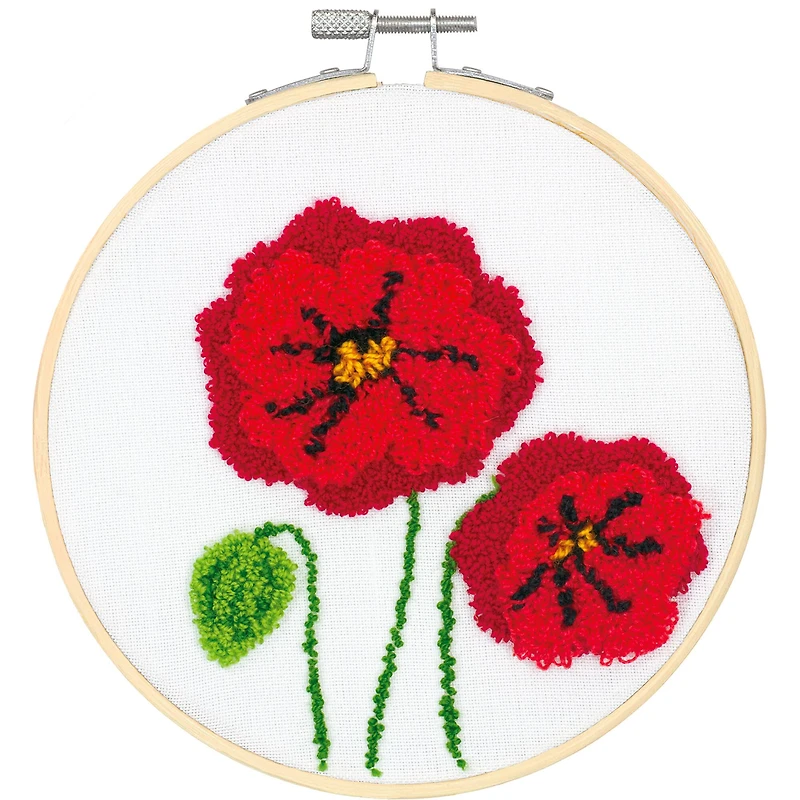 Dimensions® Poppies Punch Needle Kit