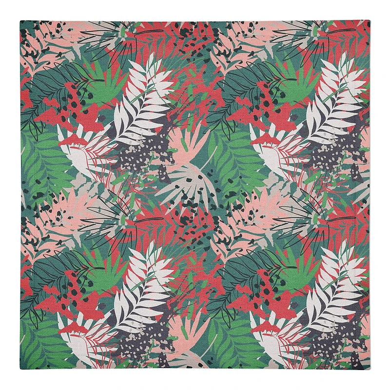 Jungle Pattern 10" x 10" Cotton Twill Napkin