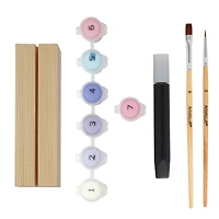 5" x 7" Snowflake Paint-by-Number Acrylic Surface Kit