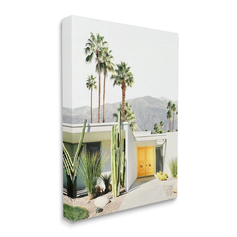 Stupell Industries Palm Springs House Photography Canvas Wall Art