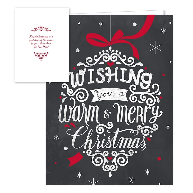 Hortense B. Hewitt Co. Christmas Chalkboard Holiday Cards