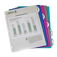 C-Line® 5-Tab Poly Index Dividers, 12 Pack of 5