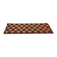 Hello Honey® Nautical Sailboat Coir Doormat