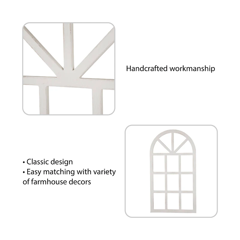 Glitzhome® 36" Wooden Window Frame