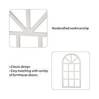 Glitzhome® 36" Wooden Window Frame