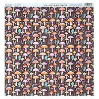 12" x 12" Double-Sided Blue Mushroom Cardstock Paper by Recollections™